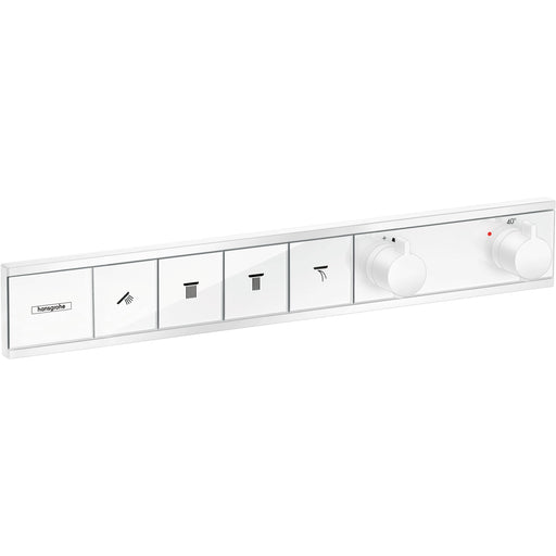 Hansgrohe - Thermostat Unterputz RAINSELECT Fertigset 4 Verbraucher mattweiß