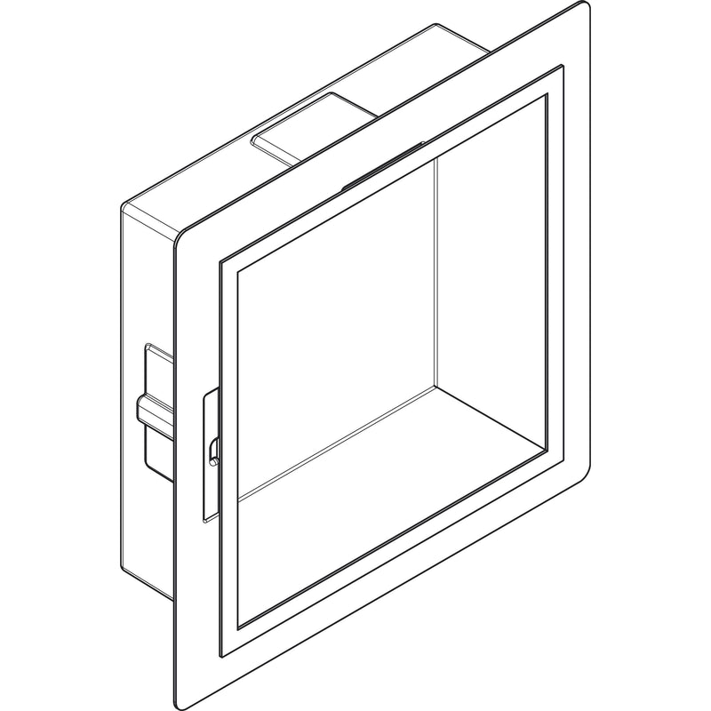 Hansgrohe - XtraStoris Individual Wandnische mit Designrahmen 300x300x100mm MSW/MW