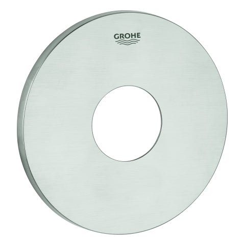 Grohe - Rosette 48428 rund für EHM-Fertigmontagesets supersteel