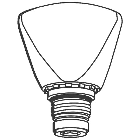 Grohe - Oberteil 11119 mit TDL-Griff 1/2 Markierung rot aus Zinkdruckg