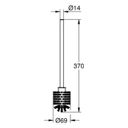 Grohe - Ersatzbürste ESSENTIALS 40392 supersteel