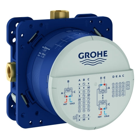 Grohe - Universal Unterputz-Einbaukörper RAPIDO SmartBox 35604 DN 15 3 Abgänge