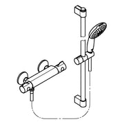 Grohe - THM-Brausebatterie Grohtherm 800 34565_2 mit Brausegarnitur 600mm chrom