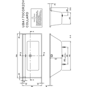VILLEROY & BOCH - Badewanne Collaro 1700x750x620mm re-eckig m. System HE TP1 Stone White