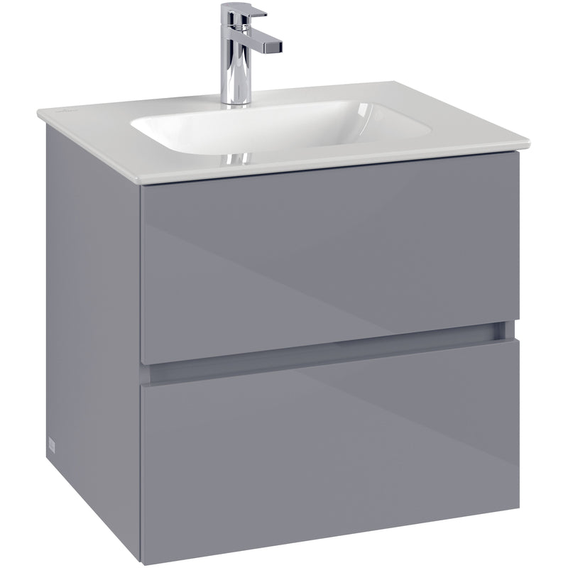 VILLEROY & BOCH - Möbelset A23 WT 600mm 4A426001 und WT-Unterschrank 2 Auszüge VD=Sand Grey