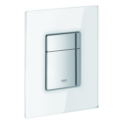Grohe - WC-Betätigung Skate Cosmopolitan 38845 mit Glasoberfläche moon white