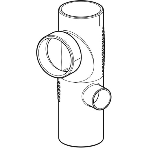 Geberit Vertriebs - Silent-db20 Kombibogeneckabzweig 88,5Gr rechts d110/110/56