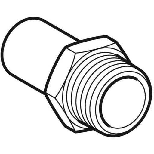 Geberit Vertriebs - C-Stahl Übergang, verzinkt m.Einschubende, 42mm- 11/2 AG, #21939