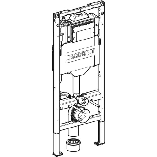 Geberit Vertriebs - Duofix Element f. WWC, 120cm m. Sigma UP-SPK 12cm, mit HS30 Hygienesp./2 WA