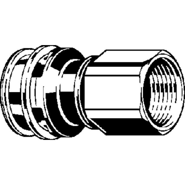 Viega - Übergangsstück RAXINOX 4412 20mm x 1/2IG Stahl nichtrostend