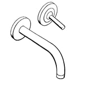 Hansgrohe - Fertigset Wascht. EHM UP AXOR UNO 2 38113 chrom Auslauf 165