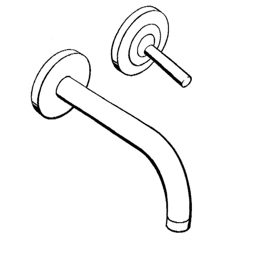 Hansgrohe - Fertigset Wascht. EHM UP AXOR UNO 2 38113 chrom Auslauf 165