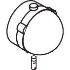 Hansgrohe - Thermostatgriff Axor Allegroh für 11461000,11466000 ab 10/86 chrom