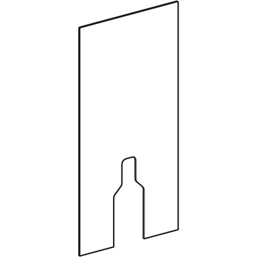 Geberit Vertriebs - Frontverkleidung zu Monolith Sanitär- modul für Stand-WC 101cm Glas sand
