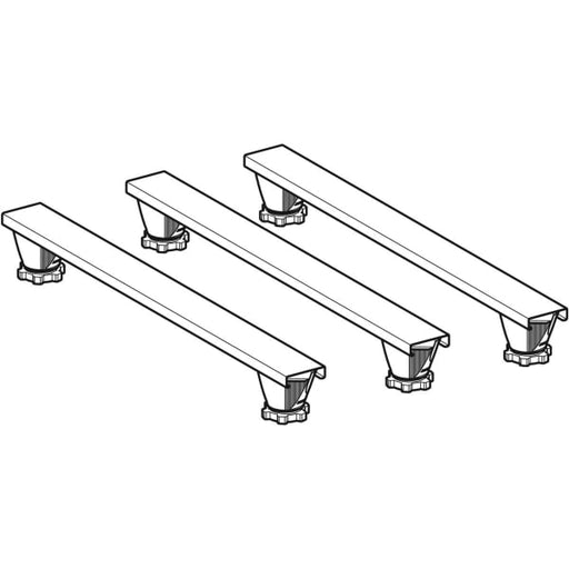 Geberit Vertriebs - Set Füße und 3 Traversen 625mm H:9-21cm, für Duschwanne aus Steinharz