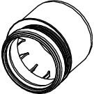 TECE SE - TECEprofil WC-Übergangsstück DN 90/100 PP-Adapter