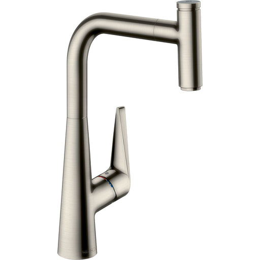 Hansgrohe - Spültischmischer Talis Select S 300 edelstahl-optik mit Ausziehauslauf