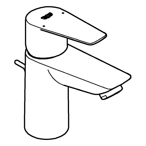 Grohe - EH-WT-Batterie BAUEDGE 23894_1 S-Size Durchfluss 3,5l/min chrom