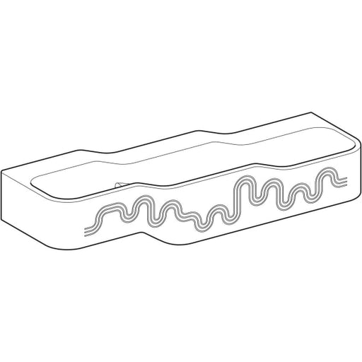 Geberit Vertriebs - Bambini Spiel/Waschlandschaft B:140cm 3 Waschpl., tieferes B re, o. Hl., grün