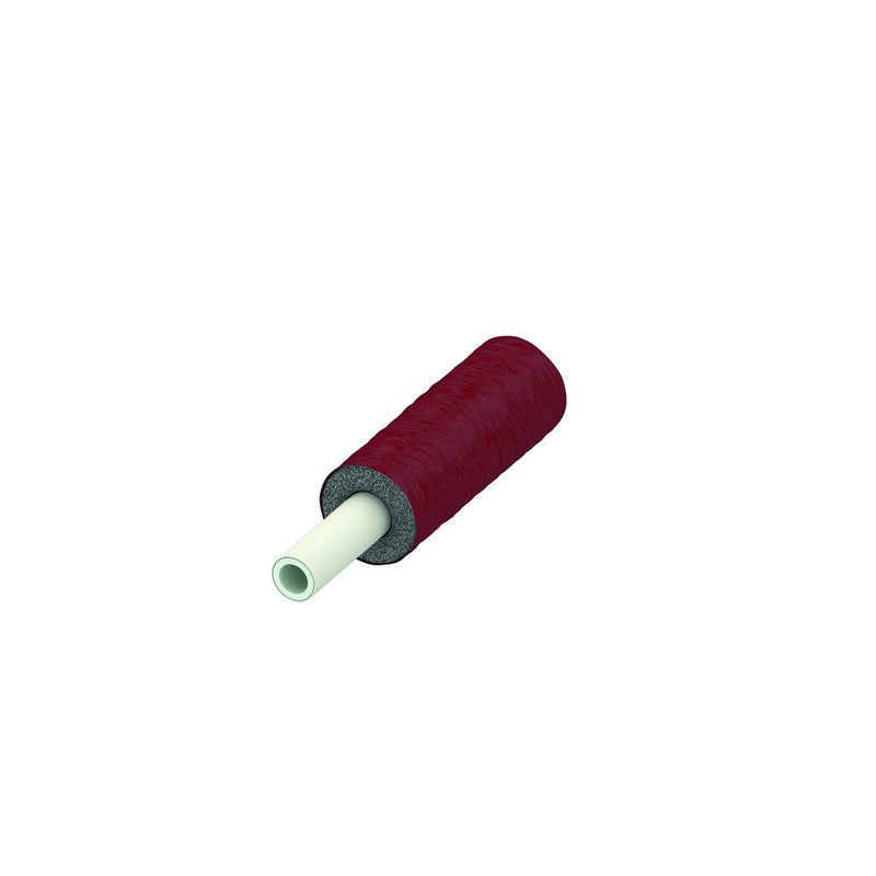 TECE SE - TECEflex Verbundrohr PE-Xc/Al/PE-RT, rot vorgedämmt, Dim 25 RS 9 mm