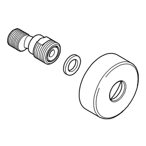Grohe - S-Anschluss 12662 nickel gebürstet