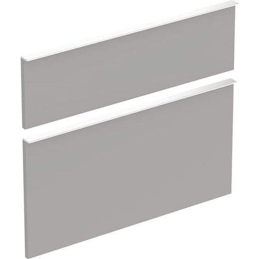 Geberit Vertriebs - Schubladenfront Platin, 2 Stück zu ICON WTU 840377