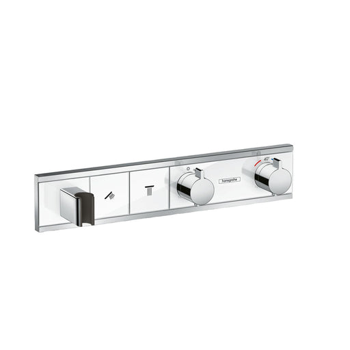 Hansgrohe - Thermostat Unterputz RAINSELECT Fertigset 2 Verbraucher weiß/chrom