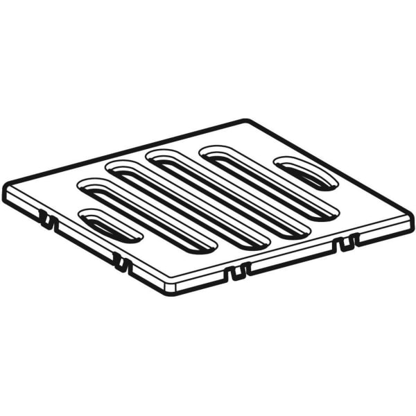 Geberit Vertriebs - Standardrost 10x10cm quadratisch