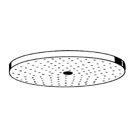 Hansgrohe - Tellerkopfbrause AXOR STARCK 240 mm 28494800 mit Air-Injektion edelstahl