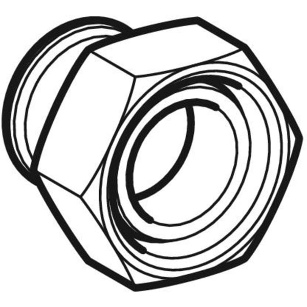 Geberit Vertriebs - Niro G Anschlussverschr. Durchm.: 28mm - 13/8 konisch, # 34159