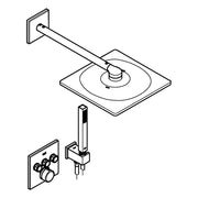 Grohe - UP-Duschsystem SmartControl Mischer 34712 eckig 3 ASV chrom
