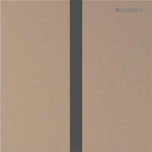 Geberit Vertriebs - Typ 40 UR-Strg. m. elektron. Sp-Ausl. Netz.-Betr., Square, rotgold gebü./Etc