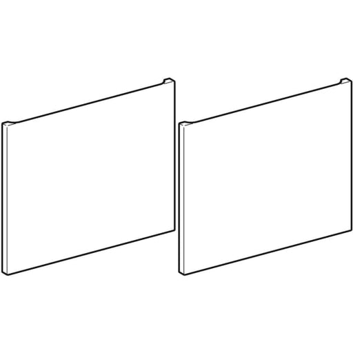 Geberit Vertriebs - Schubladenfront Set, weiß für RENOVA Plan WTU, zu WT B:130cm