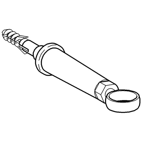 Grohe - Spülrohrschelle 37132 mit verdeckter Befest. für Spülrohr 28mm