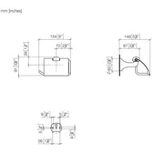 Dornbracht - Papierrollenhalter mit Deckel MADISON 83510361 platin