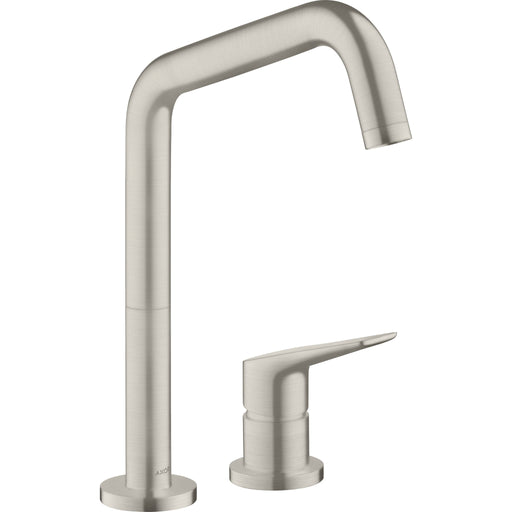 Hansgrohe - 2-Loch Spültischmischer AXOR Citterio M steel mit Schwenkauslauf