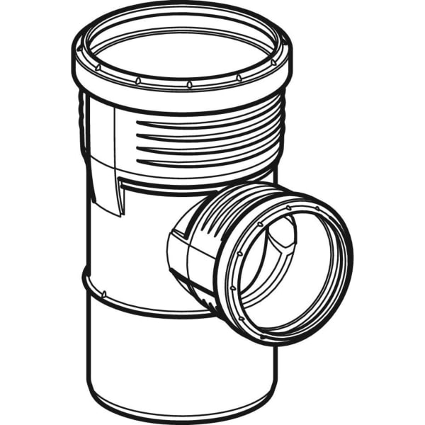 Geberit Vertriebs - Silent-PP Abzweig 87,5Gr d50/40 390247141