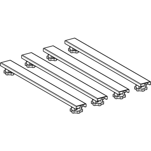 Geberit Vertriebs - Set Füße und 4 Traversen 700mm H:6-12cm, für Duschwanne aus Steinharz