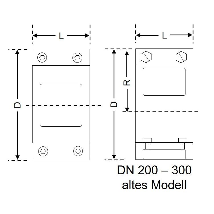 Düker - Fornatis Universal-Kralle DN150 für Rapid CV und CE