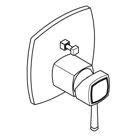 Grohe - EH-Wannenbatterie Grandera 24260 FMS für 35604 chrom