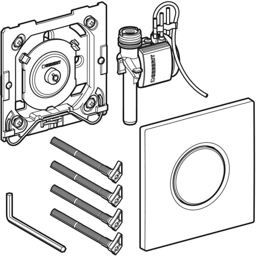 Geberit Vertriebs - HyTouch UR-Handauslöung hgl-verchr. Kunststoff Sigma01 pneumatisch