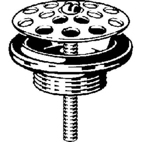 Viega - Ablaufventil 7121 11/2 x 80mm Chromnickelstahl