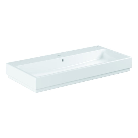 Grohe - Aufsatz-WT Cube Keramik 39475 100cm PureGuard alpinweiß