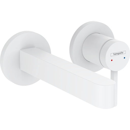 Hansgrohe - 2-Loch Waschtischmischer Unterputz FINORIS F-Set kurzer Auslauf mattweiß