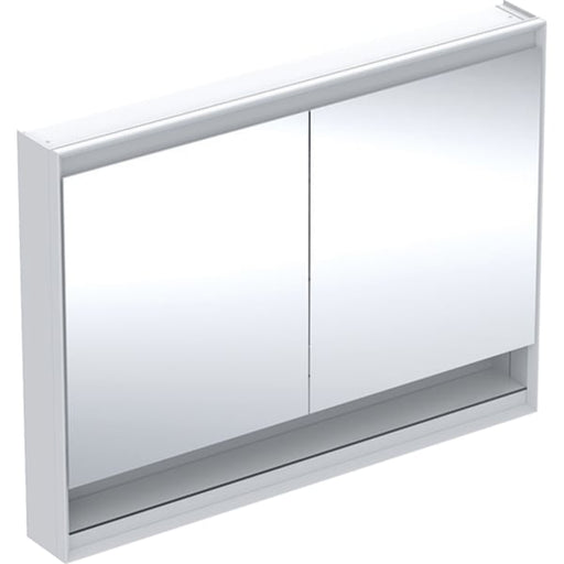 Geberit Vertriebs - ONE Spiegelschrank mit Ni/Comf.Light 2 Türen, AP-Mont., 120x90x15cm, weiß