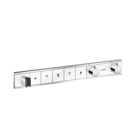 Hansgrohe - Thermostat Unterputz RAINSELECT Fertigset 5 Verbraucher weiß/chrom