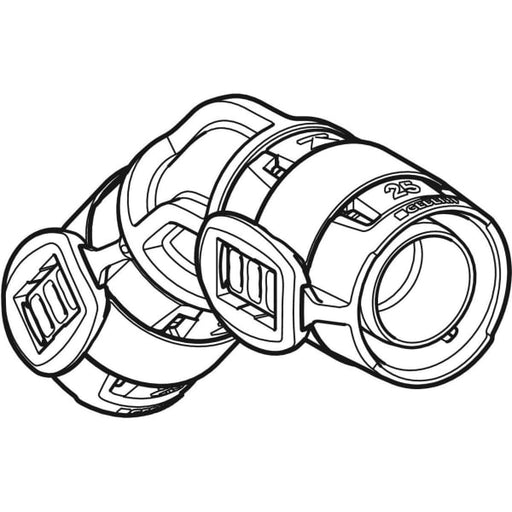 Geberit Vertriebs - FlowFit Bogen 45Gr, PPSU, d50