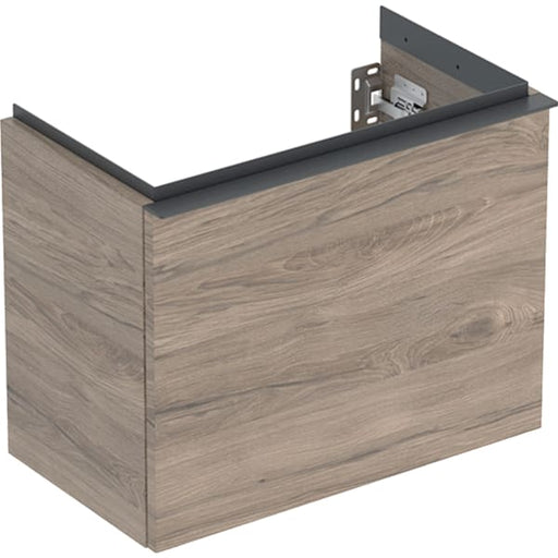 Geberit Vertriebs - iCon Unterschrank für HWB, 1 Schubl. 52x41,5x30,7cm, Nussbaum hicko./Gr. Lava