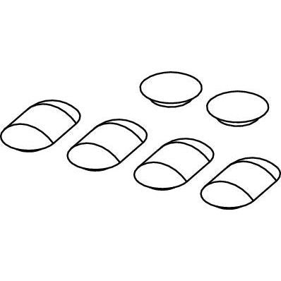 TECE SE - Ersatzteil Pufferset für Sitz/Deckel SLIM, grau
