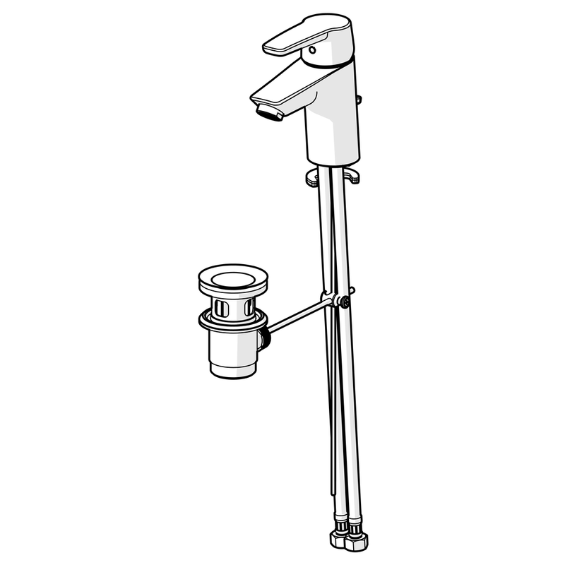 Hansa Armaturen - Waschtisch-Einhandmischer Hansapolo 5140 verchromt